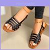 2020 Summer New Flat Round Toe Casual Sandals Women Plus Size 40-43
