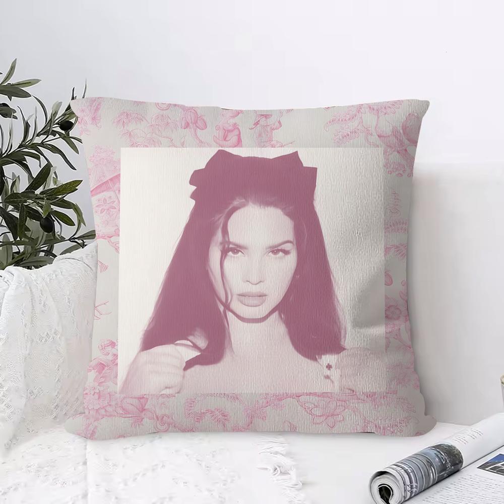 

Горячая певица L-Lana D-Del R-Rey Наволочка Ультрамягкая Ткань, приятная к коже Комфорт как облако и Скрытая молния 12x12Inch