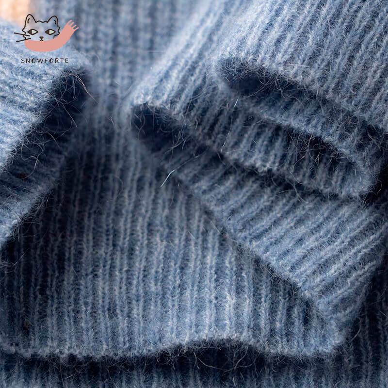 Sinuofude S23-092 Merino Wool Knit Sweater