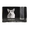 Pembroke Welsh Corgi – Pen Stand, Crystal Organiser with Dog Photo | Art-Dog
