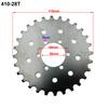 Bicycle #410 Chain 16T 18T 22T 25T 28T Fixed Sprocket Gear Fit For Electric Scooter Bike Brake Disc Mount Big Chain Wheel