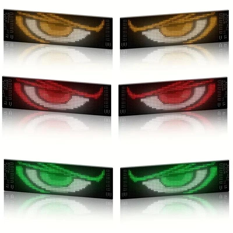 LED Matrix Pixel Panel Display Bildschirm Flexible RGB Auto Muster Graffiti Scrollen Text Animation Shop Erinnerung Licht Bluetooth