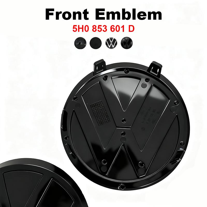Volkswagen MK4 ABS 3D Car Front Logo Rear Bumper Tail Door Trunk Sticker Rear Emblem Sticker Styling Accessory For VW Volkswagen Polo 2019-2024
