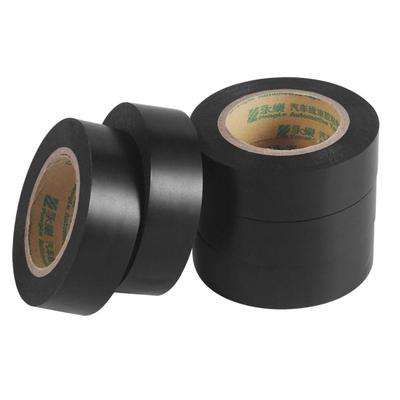 Nouveau ruban isolant noir en PVC auto-adhésif, ruban d'isolation électrique étanche, organisateur de fils de tension