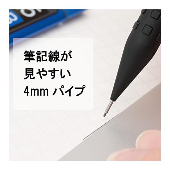 Pentel Smash Mechanical Pencil Q1005-1, 10-Pack, Low Center of Gravity, Rubber Grip, 4mm Sleeve, 0.5mm