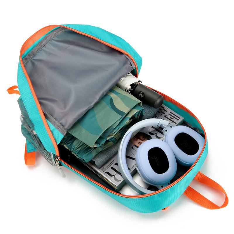 Schoolbag Outdoor Backpack New Foldable Bag Portable Men's and Women's Backpack Sports Large Capacity Travel Hiking Backpack
