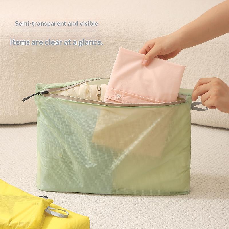 Household Storage Bag Large Capacity Packaging Travel Organization Portable Waterproof Close Fitting Clothing Travel Bag