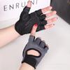 Half-finger Gloves Men's Fitness Gloves Couple's Mesh Breathable Outdoor Cycling Sports Gloves Women's Hair