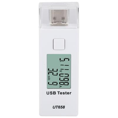 UT658 10 Datensätze Speicher Hoch- Niederspannungsalarm LCD-Anzeige USB Strom- Spannungsdetektor