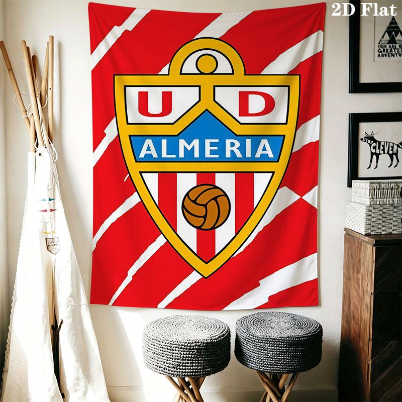 Almería LOGO Wall Hanging Printed Fabric Blanket Decorative Tapestries for Bedroom Living Room Home Decor
