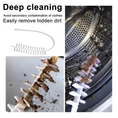 2/3/4/5Pcs Washing Machine Brush 360 Degree Bendable Design Multi-Purpose Reusable Household Cleaning Brush