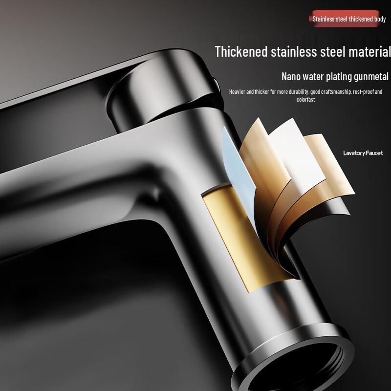 KEGOO Stainless Steel Washbasin Faucet