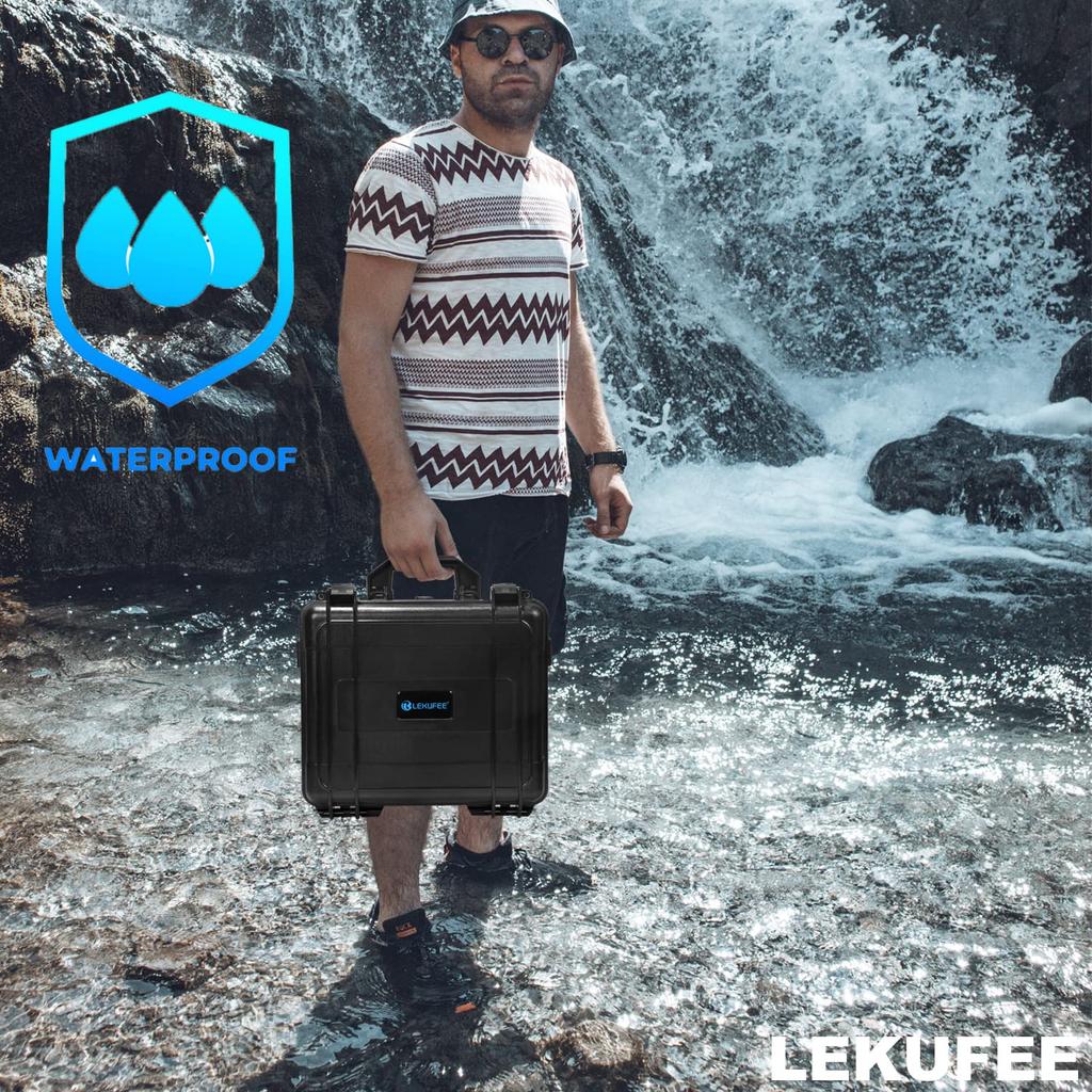 Lekufee DJI Air 2S (DJI RC) Combo Case, Waterproof Storage Case for DJI Air 2S Drone, DJI RC, and DJI Mavic Air 2 Drone Accessories (Case Only)