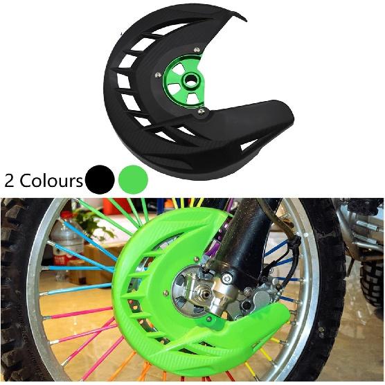 Motocycle Front Brake Disc Rotor Guard Cover Protector Compatible With KX125 KX250 KX250F KX450F KLX450R 2006-2017 2018 2019 2020(Black)