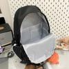 Simple Backpack Female Versatile Solid Color Casual Backpack Simple Large Capacity Junior High School Student Schoolbag
