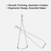 Pottery Fork Trimming Knife Metal Scraping Tool Ceramic Clay Sculpting Trimming Polishing Tool for DIY Handmade Pottery