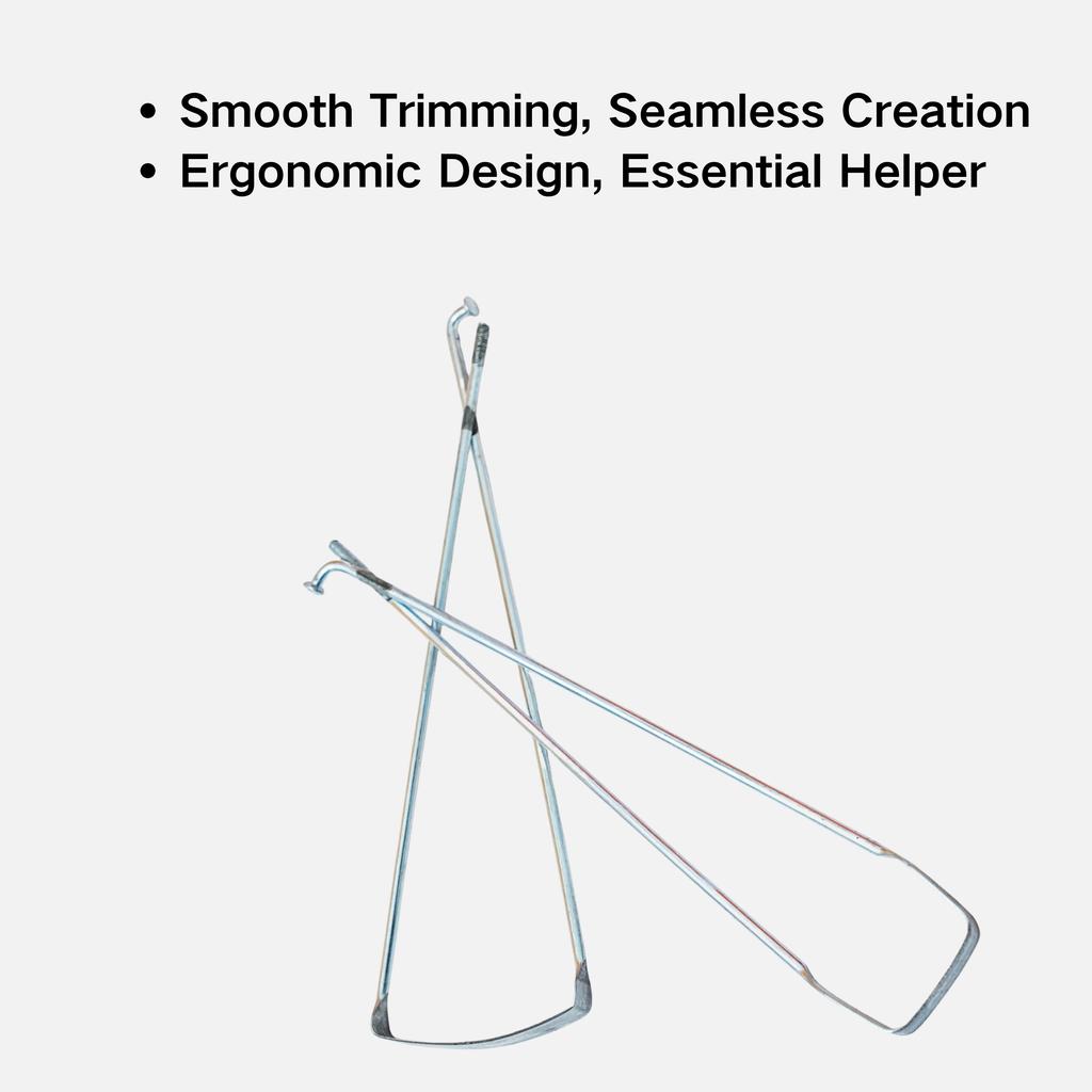 Pottery Fork Trimming Knife Metal Scraping Tool Ceramic Clay Sculpting Trimming Polishing Tool for DIY Handmade Pottery