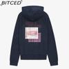 BITCED Women's Winter Printed Fleece-Lined Hooded Sweatshirt