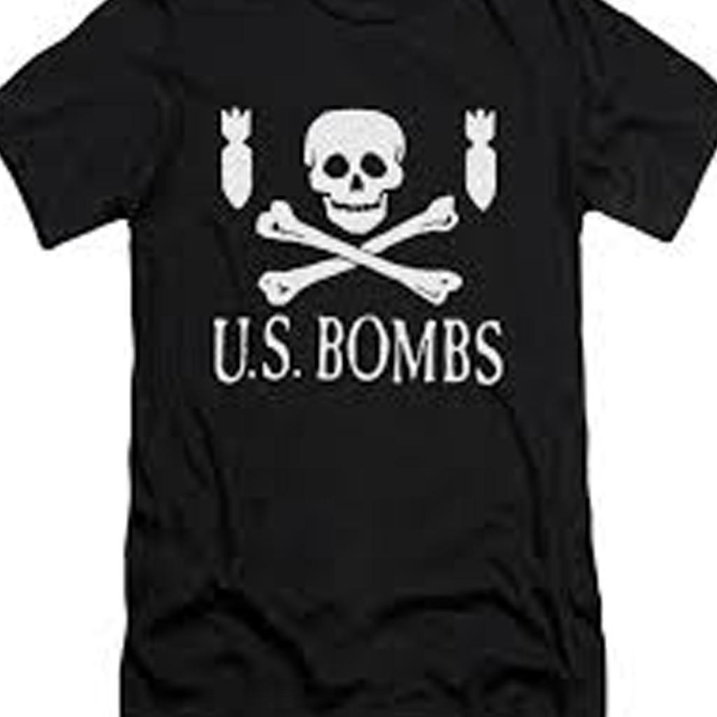 NEW U.S. Bombs rock band black T-shirt Unisex tee All sizes S-5Xl JM206