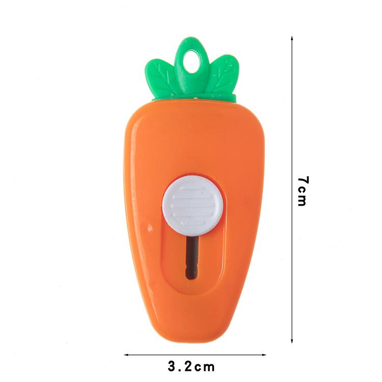 

Compact Mini Cartoon Carrot Knife: Portable Craft and Paper Cutting Tool for Students.