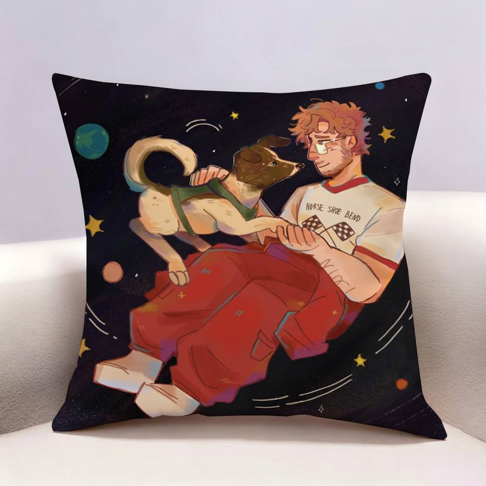 PProject Hail Mary RRyan Gosling  Doublesided print Pillow Case Pattern Printed Pillowcase For Living Room Sofa Cushion Cover