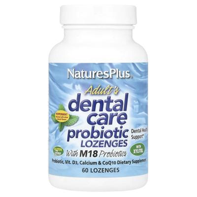 Adult Dental Care Probiotic Lozenges, Peppermint, 60 Lozenges