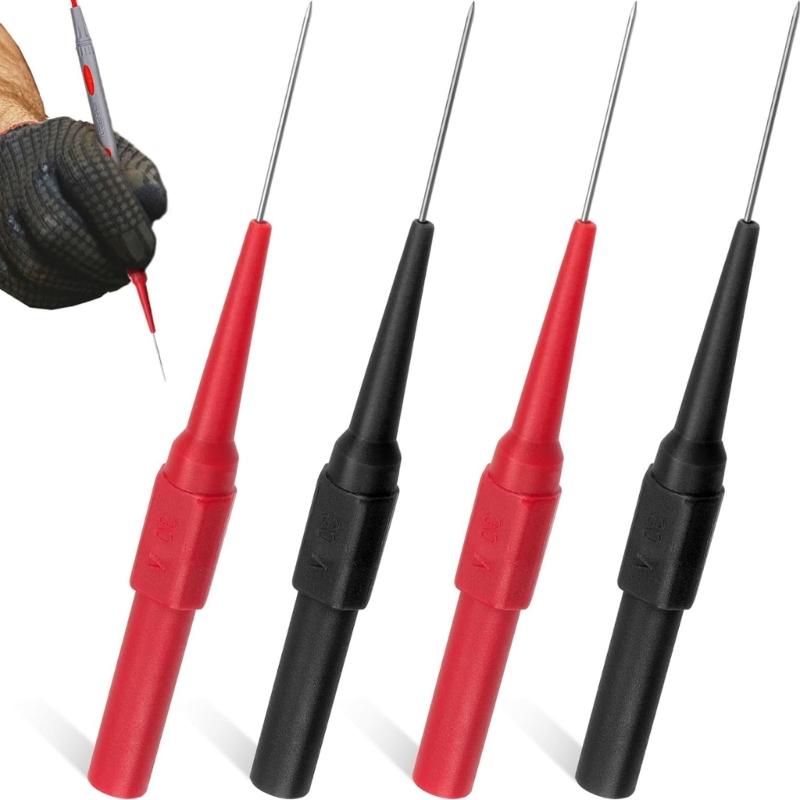 Pack Of 15 Universal Multimeter Test Probes Wire Piercing Probes for Automotive Electrical Diagnostics & Circuit Testing