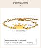 Personalized Name Crown Bracelet  for Little Boy Girl , Customized ID Bangle, Stainless Steel Not Allergic Birthday Gift