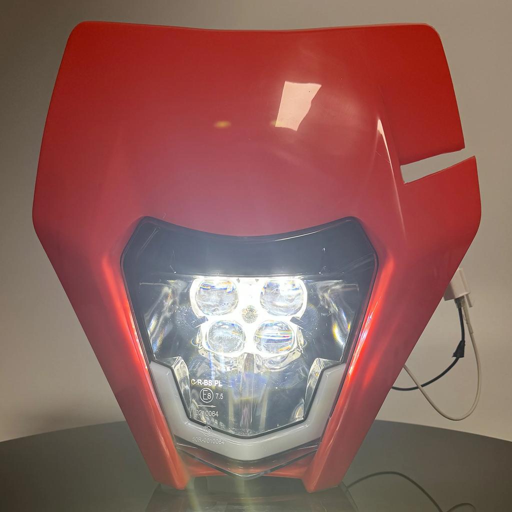 Motorcycle LED Headlight Assembly for KTM EXC SX 2016 2017 2021 Dirt Bike Supermoto Motocross Headlamp Headlights Enduro Parts