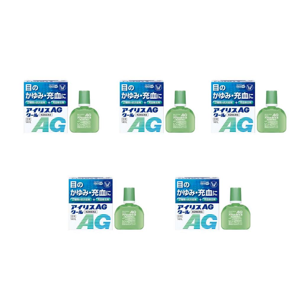 Taisho Pharmaceutical Iris AG Cool gouttes rafraîchissantes pour l'inflammation et l'hyperémie oculaires, 14 ml