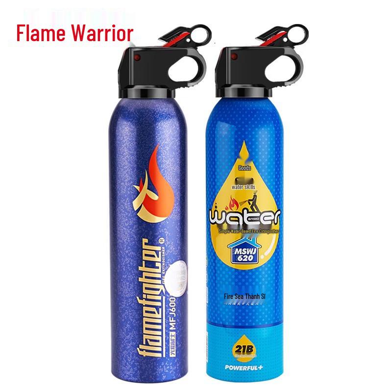 Flame Warrior Dry Powder & Water-based Fire Extinguisher Twin Pack Twin Pack