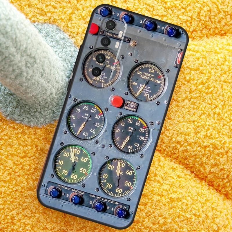 Aviation Aeroplane Pilot Cockpit Case For Xiaomi 17 Pro Max 13 14 15 Ultra 13T 14T 15T Cover For POCO X7 X5 X6 F5 F6 F7 F8 Pro