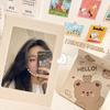 Large Folding Makeup Mirror - Cute, Portable, Desktop for Women & Students