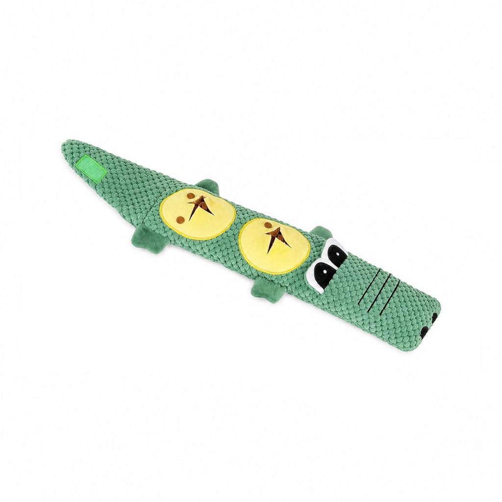 Interactive Dog Toy, Puppy Chew Strip with Squeaker, Food Dispensing Chew Toy