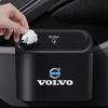 1 Pezzo Pattumiera Portatile da Auto da Appendere Pattumiera Automatica Scatola Portaoggetti in ABS Per XC90 V90 V60 XC60 V40 S80 S60 S90 C40 XC40 V70 XC70 C30 C