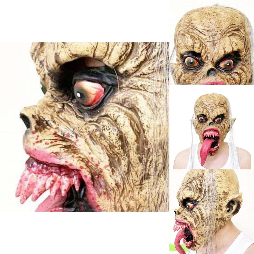 Prank Toy Collection Halloween Blood Ancestor Mask Party Prop