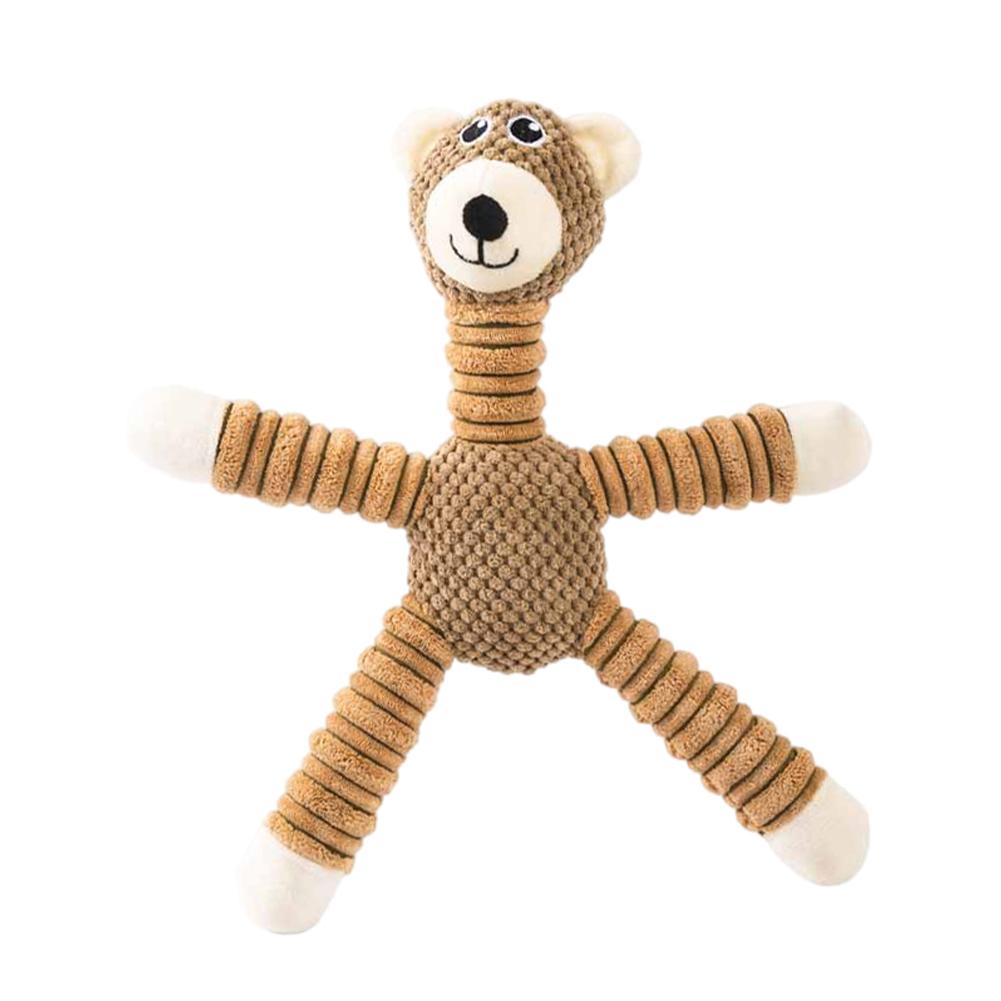 Large Dog Sound Squeaky Toys Squeaky Dog Toys Interactive Dog Toys Squeaky Plush Dog Chew Toys Puppy Chew Toys for Teething