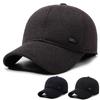 Autumn Winter Woolen Hat Versatile For Thickened Warm Ear Protection Old Man Baseball Cap