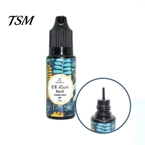 Resin Hard 1Bottle 10/15/25/60/100/200g Glue Transparent Reusable UV Lightweight Jewelry for Female
