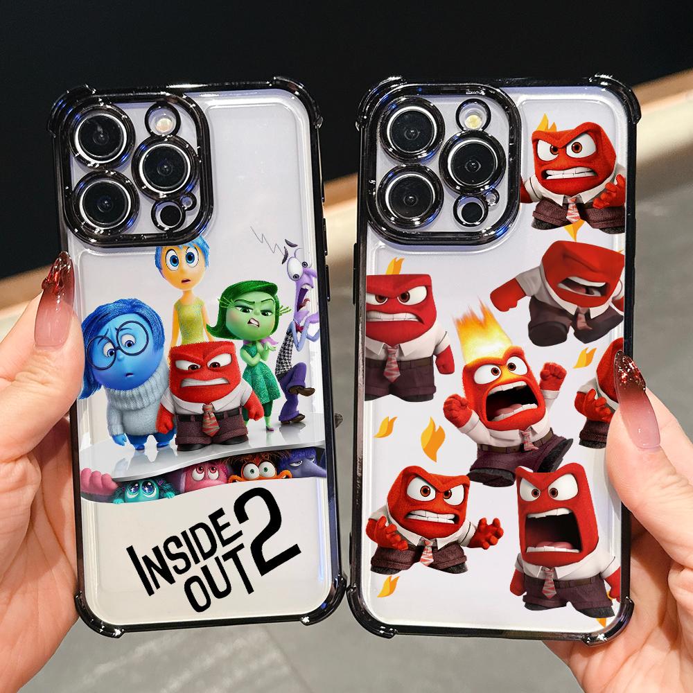 Funny Inside Out Phone Case for Samsung Galaxy A57 A56 A55 A54 A53 A52 A37 A36 A16 A06 4G 5G Anti-drop Transparent Cover