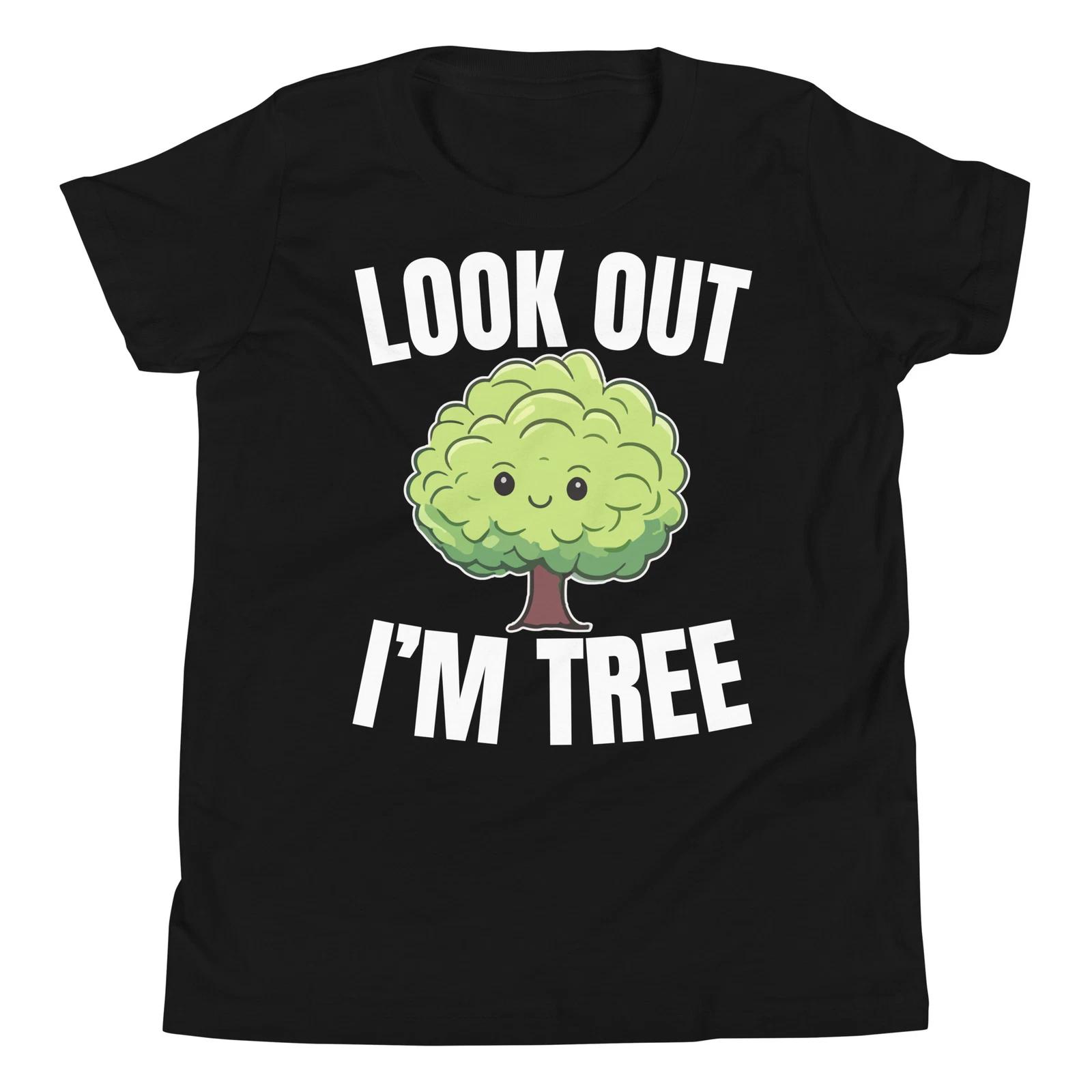 Look Out I m Tree Funny 3rd Birthday Party Theme 3 Years Old Youth T-Shirt 130