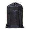 Adjustable Washing Drawstring Backpack Black Clothing Storage Bag Laundry Backpack  Camping