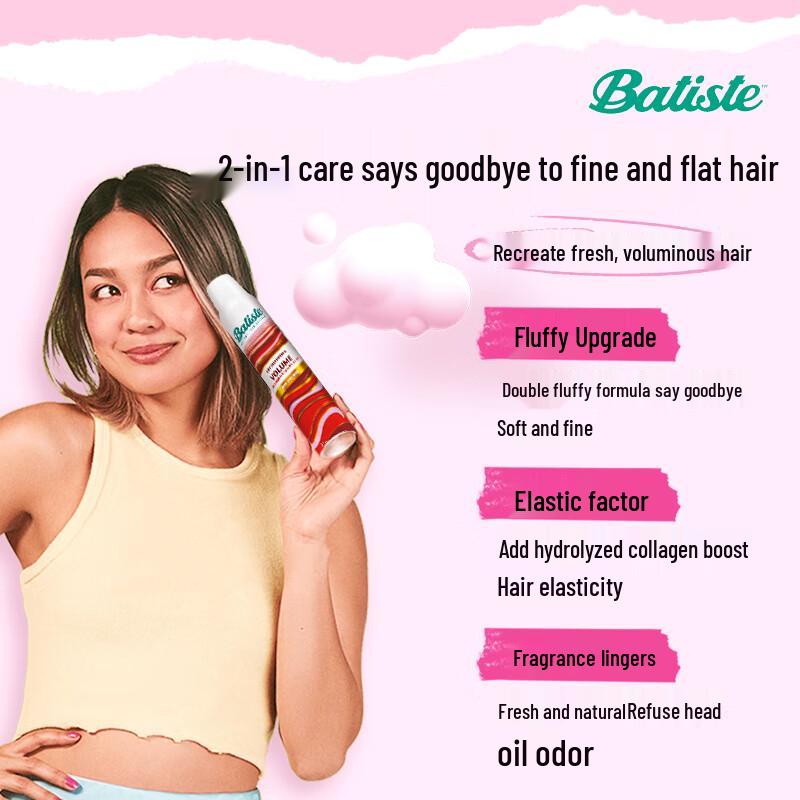 

Batiste Instant Refresh Dry Shampoo - Volumizing & Oil Control