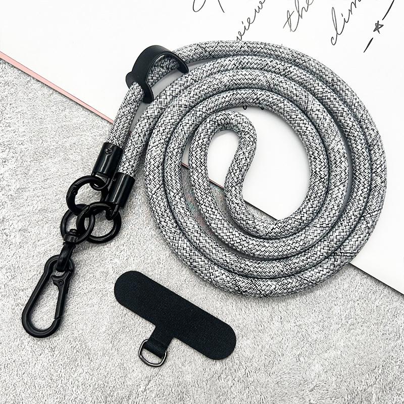 

Универсальный ремешок-цепочка длиной 120 см для чехла для телефона, спортивного скалолазания, цветной нейлоновый одинарный шнур