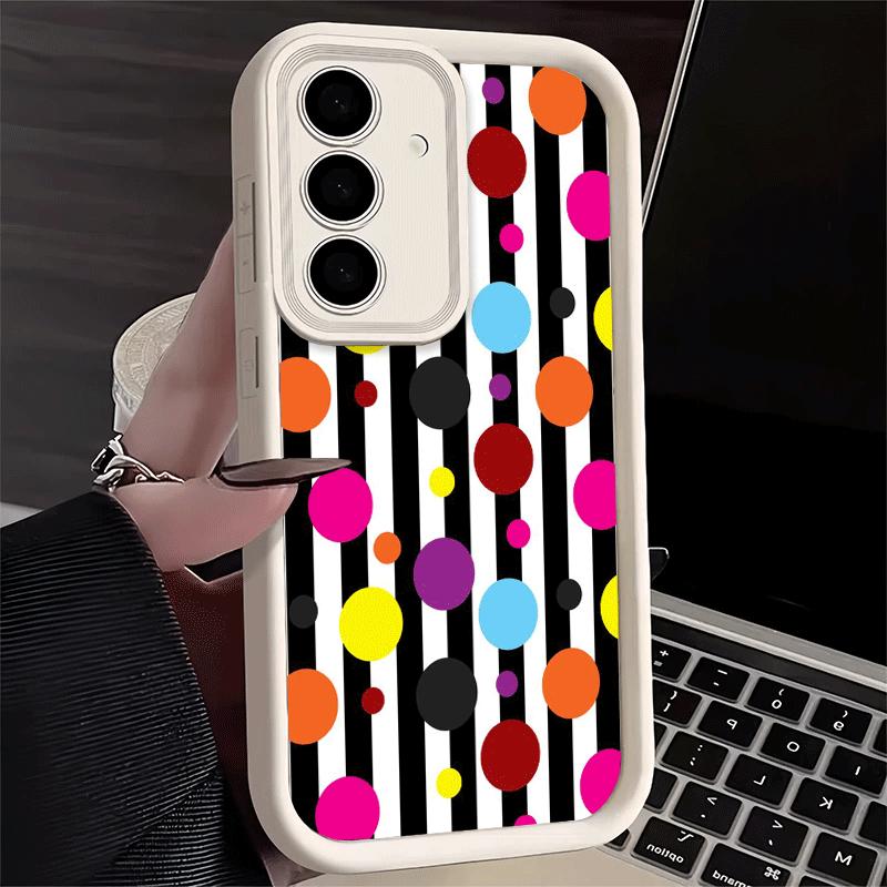 Mobilskal för Samsung Galaxy A17 A16 A15 A14 A13 Prickar Konst Mode Design A56 A36 A26 A55 A35 A25 A54 A34 A24 A53 A33 A23