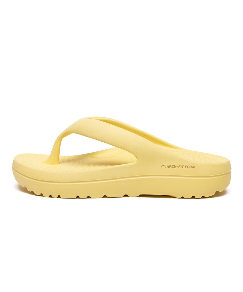 Akiii Classic Arch-Fit Foam Flip-Flops Lemon