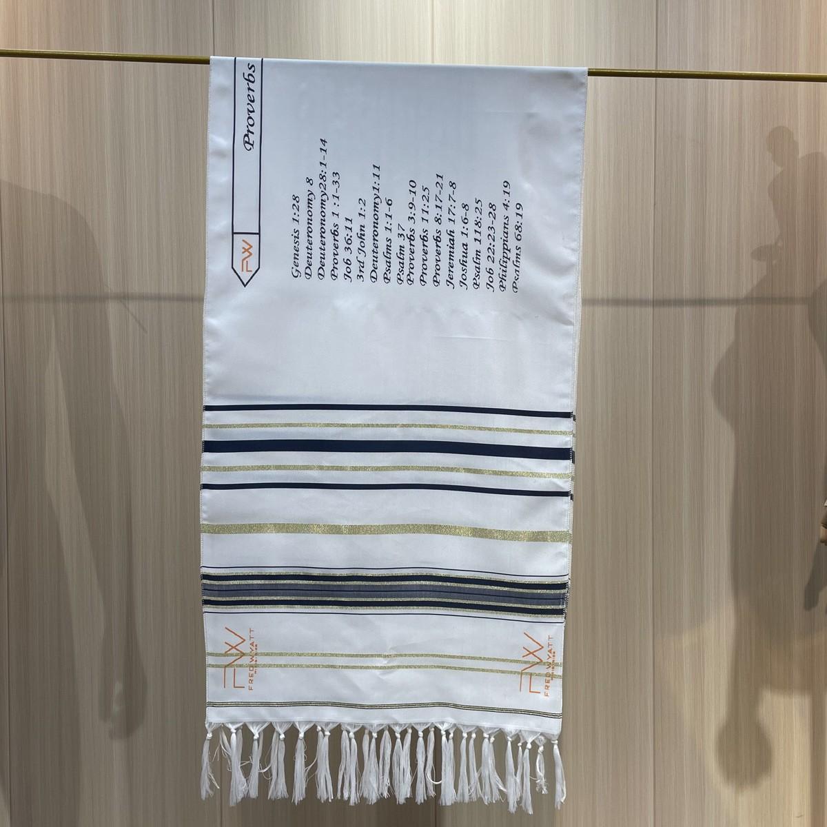 Jewish Tallit Prayer Shawl Talit With Bag Christian Messianic Tassel Prayer Scarf Arabic Blue Purple Scarves for Women Men