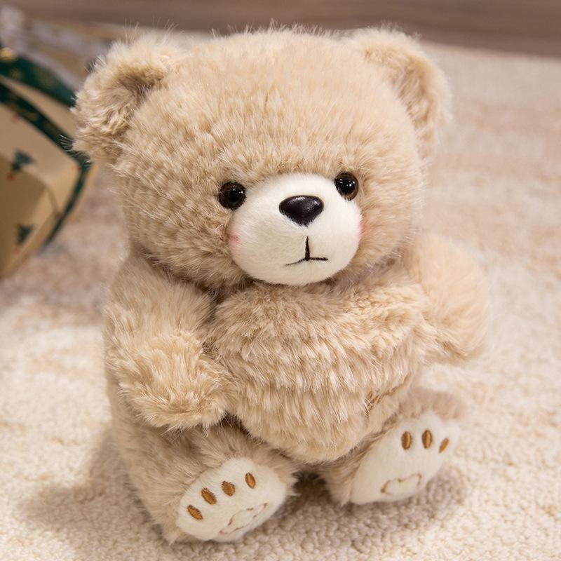 Sitting Love Bear Doll Teddy Bear Plush Toy Cat Doll Three Cat Cat Children Comfort Doll Gift