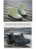 Wasserdichte, rutschfeste, modische Regenstiefel für Damen – kurzes Rohr, dicke Sohle, perfekt für Outdoor-Aktivitäten wie Angeln und Autowaschen