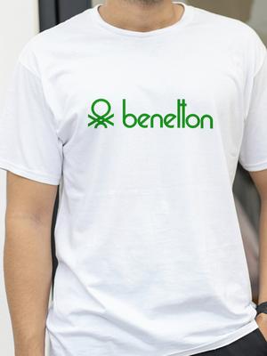 United Colors of Benetton TShirt Man Fashion Casual Sports T Shirts for Men Printed Round Neck Short Sleeve Tshirt Top